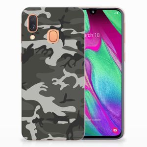 Samsung Galaxy A40 TPU bumper Army Light