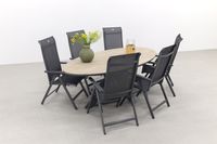 Hartman Milaan/GI Edison 220x115 cm. - ovale tuinset - verstelbaar Hartman Milaan/GI Edison 220x115 cm. - ovale tuinset - verstelbaar