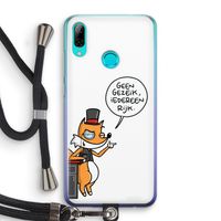 Geen Gezeik: Huawei P Smart (2019) Transparant Hoesje met koord