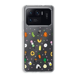 Happy bento friends: Xiaomi Mi 11 Ultra Transparant Hoesje