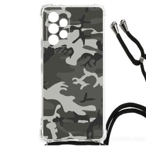 Samsung Galaxy A53 Doorzichtige Silicone Hoesje Army Light