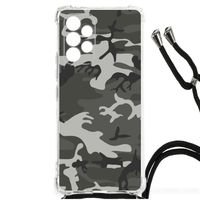 Samsung Galaxy A53 Doorzichtige Silicone Hoesje Army Light