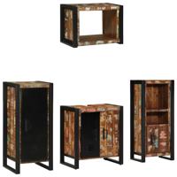 Badkamermeubelset met plank 4 pcs Multikleur 40 x 35 x 90 cm