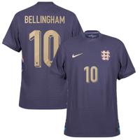 Engeland Dri-Fit ADV Match Shirt Uit 2024-2025 + Bellingham 10