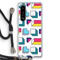 8-bit N°7: Sony Xperia 5 III Transparant Hoesje met koord