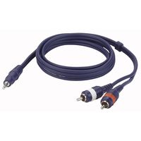 DAP FL30 verloopkabel 1x Mini-jack naar 2x RCA 150cm