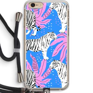 Tijger: iPhone 6 PLUS / 6S PLUS Transparant Hoesje met koord