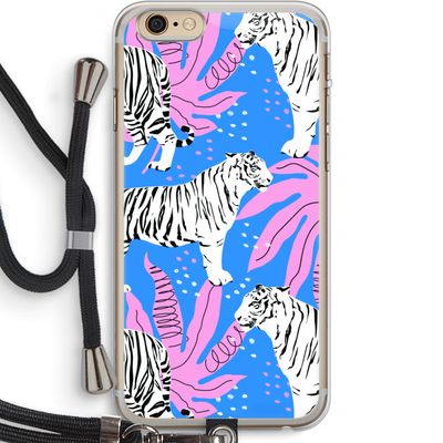Tijger: iPhone 6 PLUS / 6S PLUS Transparant Hoesje met koord