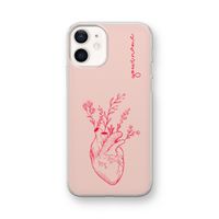 Blooming Heart: iPhone 12 mini Transparant Hoesje Blooming Heart: iPhone 12 mini Transparant Hoesje