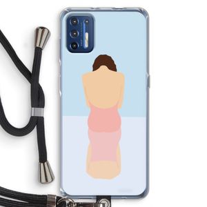Mirror: Motorola Moto G9 Plus Transparant Hoesje met koord