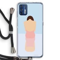 Mirror: Motorola Moto G9 Plus Transparant Hoesje met koord
