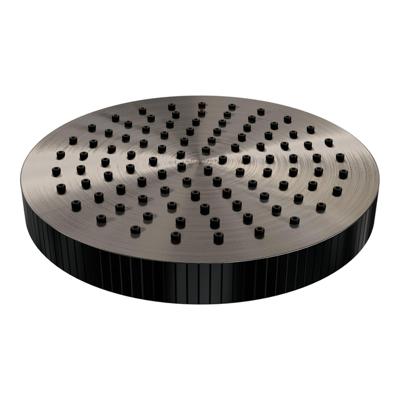 BRAUER Stripe Regendouchekop - 25cm - gunmetal geborsteld PVD 5-GM-466