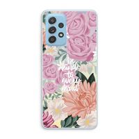 Kindness matters: Samsung Galaxy A73 Transparant Hoesje