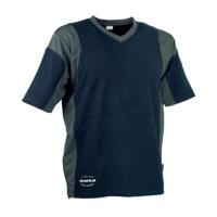 Heren-T-Shirt met Korte Mouwen Cofra Java Donkerblauw Maat L
