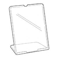 L-standaard A4 vertikaal bovenzijde open