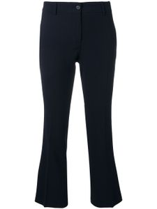 Alberto Biani pantalon de costume crop - Bleu