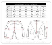 UFO PLAST protector broek "muryan mv6". children's protec. trouse muryan mv6 black gr. xl