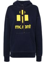 MARANT ÉTOILE hoodie Mansel à logo floqué - Bleu