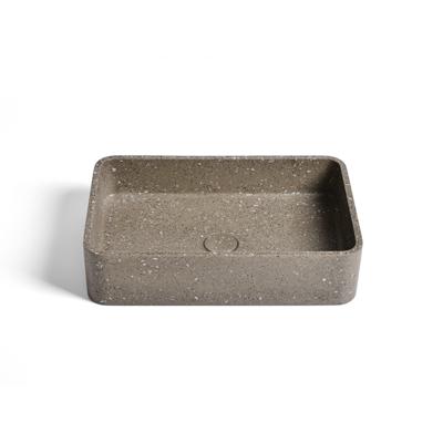Ideavit Gaia Waskom 50x32.5x12cm Beton rechthoek Terrazzo 290306-E10