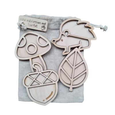 Kiddi Mini vulvormen set Herfst