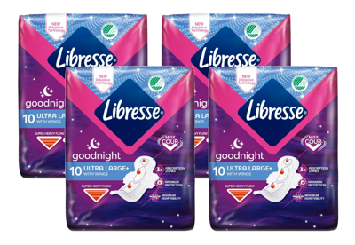Libresse Goodnight Ultra Large Maandverband Multiverpakking Libresse Goodnight Ultra Large Maandverband Multiverpakking