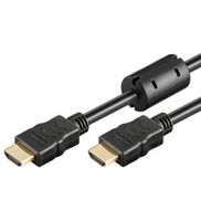Goobay High Speed HDMI Kabel met Ethernet - Ferrietkern - 3m - thumbnail