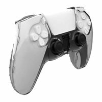 Crystal Case Hard Shell Cover voor PS5 DualSense Controller - Transparant - thumbnail