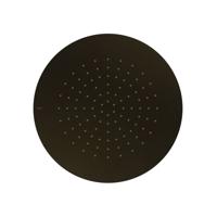 Hoofddouche Tres Ducha | 38x38 cm | Rond | Zwart Metallic