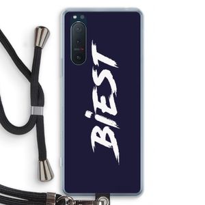 Biest: Sony Xperia 5 II Transparant Hoesje met koord