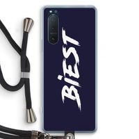 Biest: Sony Xperia 5 II Transparant Hoesje met koord