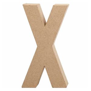 Letter Papier-maché X, 20,5cm