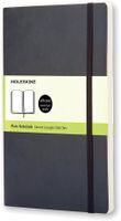 Moleskine notitieboek, ft 13 x 21 cm, effen, soepele cover, 192 bladzijden, zwart - thumbnail