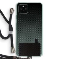 Musketon Halftone: Pixel 5a 5G Transparant Hoesje met koord