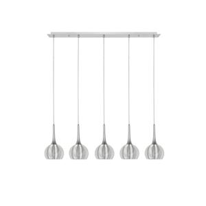 Calabria wit 5 lichts hanglamp