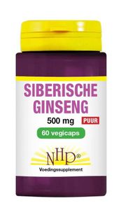 Siberische ginseng 500mg puur