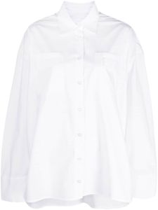 REMAIN chemise en coton à coupe oversize - Blanc