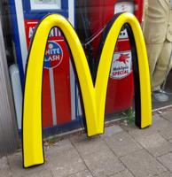 McDonald&apos;s Reclamebord met Licht- 140 x 120cm - Origineel