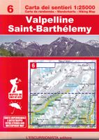 Wandelkaart 06 Valpelline, Saint-Barthelemy | L'Escursionista editore - thumbnail