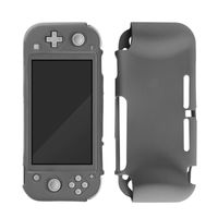 Silicone Case Cover for Nintendo Switch Lite - Beschermhoes Grijs - thumbnail
