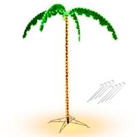 LED Lichtslang Palmboom Kunstmatige LED Verlichte Palmboom 175 x 120 x 218cm Groen en Bruin