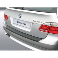 Bumper beschermer passend voor BMW 5-Serie E61 Touring 2004-2010 (excl. M sport) Zwart GRRBP172 - thumbnail