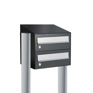 Allux Hive Set 1-Breed, 2-Hoog Met Dak Op Statief Zwart - 40030070_1x2ds