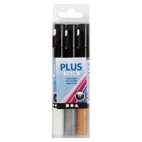 Creativ Company Plus color verstiften - goud, zilver, off-white