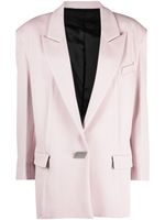 The Attico blazer à simple boutonnage - Rose - thumbnail