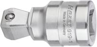 HAZET Verlengstuk · scharnierbaar 919-1 · 1/2 inch (12,5 mm) vierkant hol · 1/2 inch (12,5 mm) vierkant massief · Lengte: 46 mm
