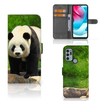 Motorola Moto G60s Telefoonhoesje met Pasjes Panda - thumbnail