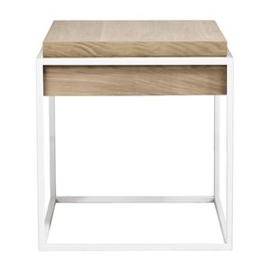 Ethnicraft Monolit Bijzettafel Wit Small Ethnicraft Monolit Bijzettafel Wit Small