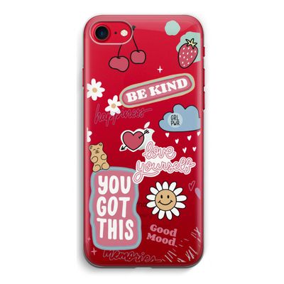 Positivity: iPhone SE 2020 Transparant Hoesje