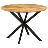 Eettafel 110x78 cm massief mangohout en staal