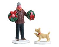 Tree lot figure set of 2 - LEMAX